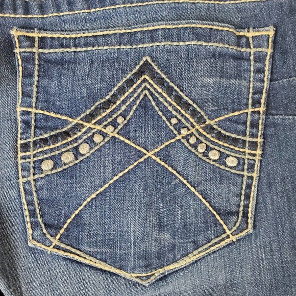 Ariat R.E.A.L Denim Womens Spitfire Mid Rise Boot Cut Riding Jeans Size 33L Long - Picture 6 of 10